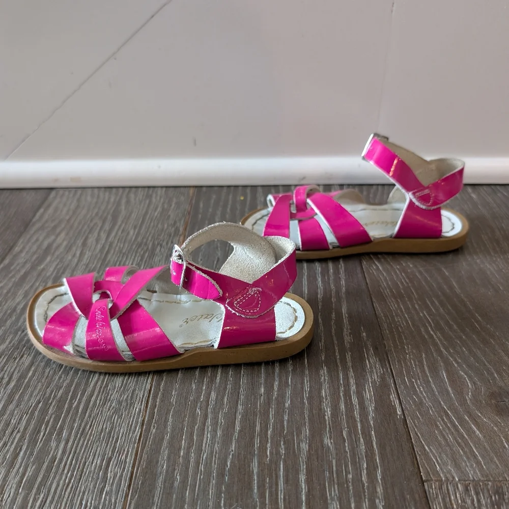 Saltwater Pink Original Strappy Sandals Size 8